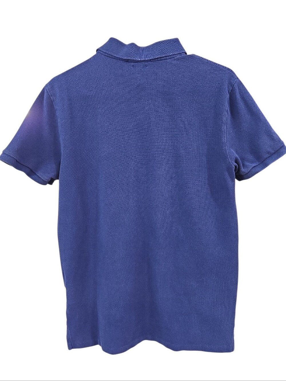 POLO RALPH LAUREN POLO BEAR CUSTOM SLIM FIT POLO SHIRT. SIZE MEDIUM NAVY BLUE - Picture 2 of 10